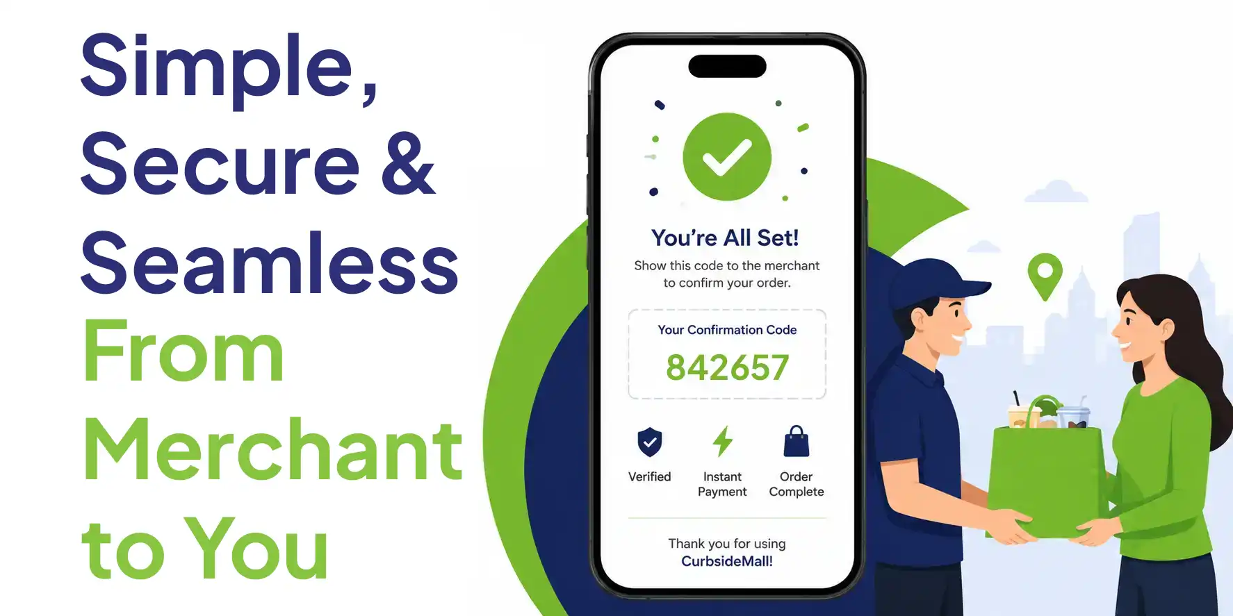 Receive order confirmation